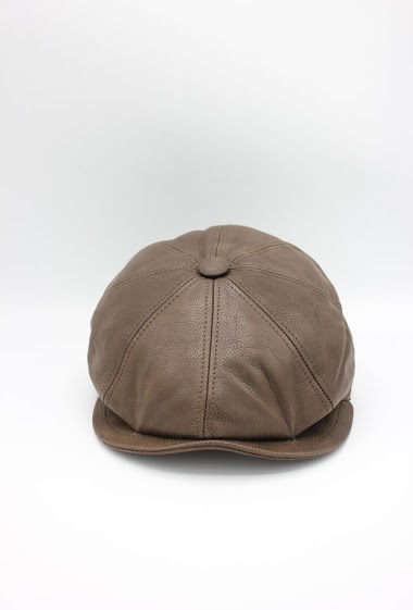 Wholesaler Hologramme Paris - Italian Newsboy Cap in real leather