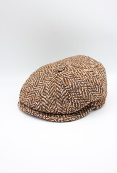 Wholesaler Hologramme Paris - Italian Newsboy Cap in wool blend