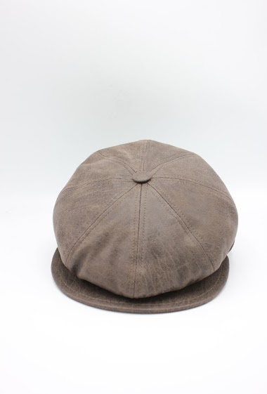 Wholesaler Hologramme Paris - Imitation leather Portugal newsboy cap