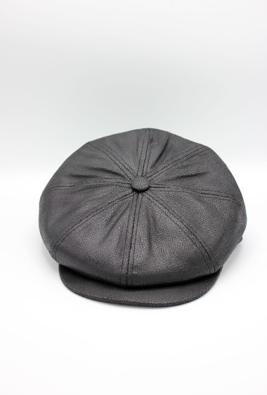 Wholesaler Hologramme Paris - Imitation leather Portugal newsboy cap