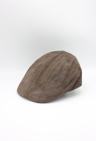 Wholesaler Hologramme Paris - Italian Flat Cap in genuine leather