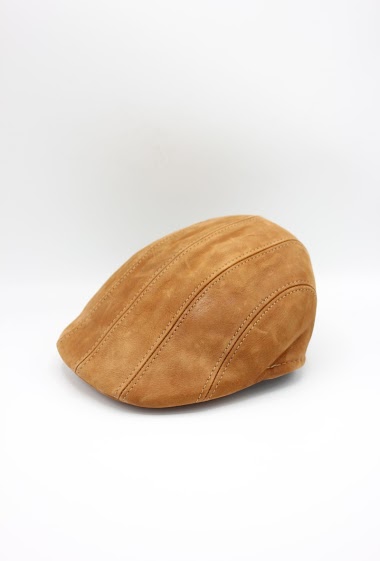 Wholesaler Hologramme Paris - Italian Flat Cap in genuine leather