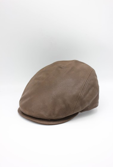 Wholesaler Hologramme Paris - Italian Flat Cap in genuine leather