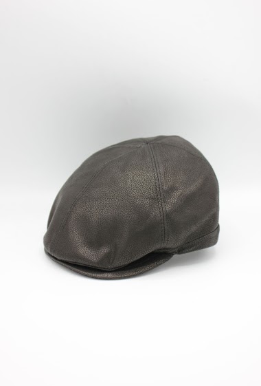 Wholesaler Hologramme Paris - Italian Flat Cap in genuine leather