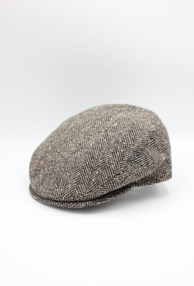 Großhändler Hologramme Paris - Italian wool-blend Flat Cap with flaps