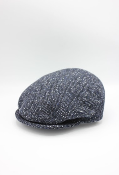 Großhändler Hologramme Paris - Italian wool-blend Flat Cap with flaps