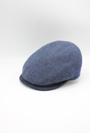 Wholesaler Hologramme Paris - Italian Flat Cap in pure Shetland wool