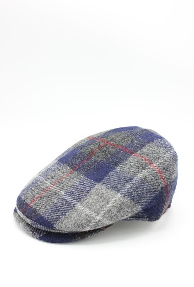 Wholesaler Hologramme Paris - Italian Flat Cap in pure new wool Harris Tweed
