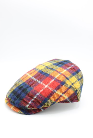 Großhändler Hologramme Paris - Italian Flat Cap in pure new wool Harris Tweed