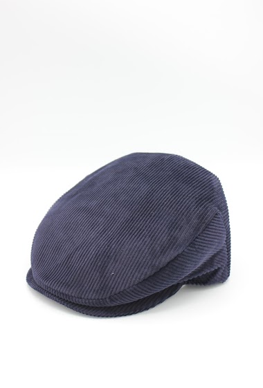 Wholesaler Hologramme Paris - Italian Flat Cap in cotton velvet