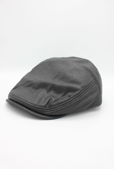 Wholesaler Hologramme Paris - Mid-season faux-leather flat cap