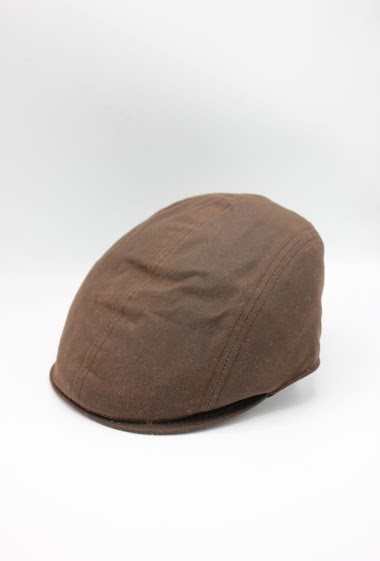 Großhändler Hologramme Paris - Portugal Flat Cap in oiled cotton