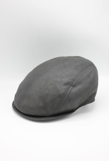 Großhändler Hologramme Paris - Portugal faux leather Flat Cap
