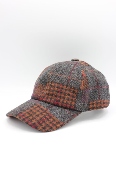 Wholesaler Hologramme Paris - Portugal Cap in pure wool adjustable and with cotton lining