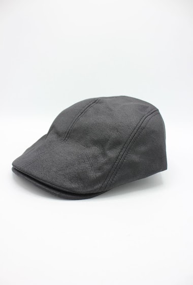Wholesaler Hologramme Paris - Mid-season faux-leather flat Caps style