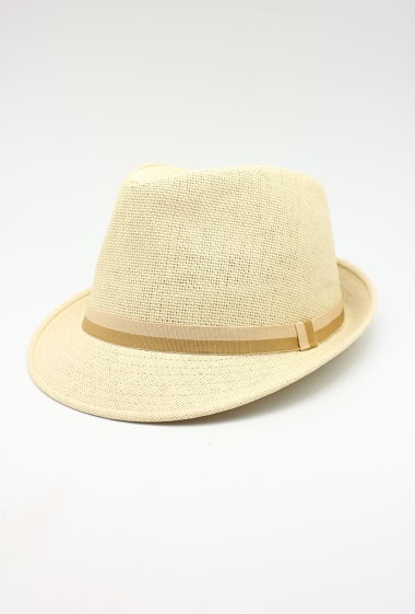 Wholesaler Hologramme Paris - Small-brimmed in two-tone  paper hat