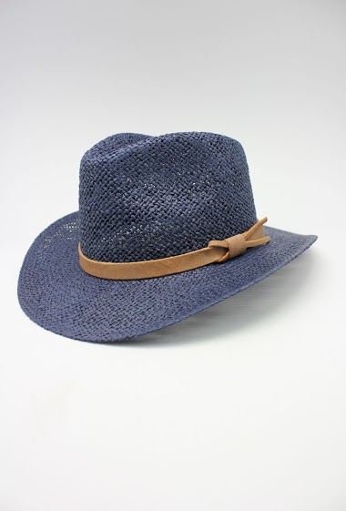 Mayorista Hologramme Paris - Bucharo paper hat with leather belt