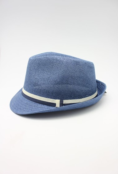 Wholesaler Hologramme Paris - Two-tone small-brimmed paper hat