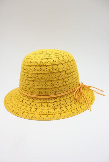 Wholesaler Hologramme Paris - Patterned Polyester Hat with Adjustable Waist Drawstring