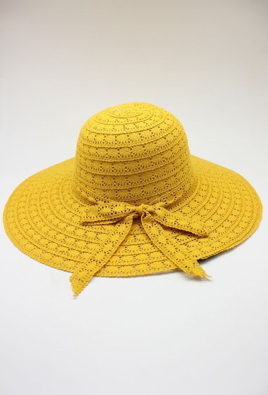 Mayorista Hologramme Paris - Patterned Polyester Hat with Adjustable Waist Drawstring