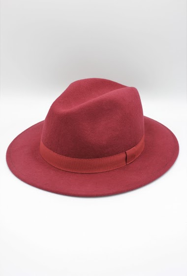 Wholesaler Hologramme Paris - Classic Wool Fedora Hat with Ribbon