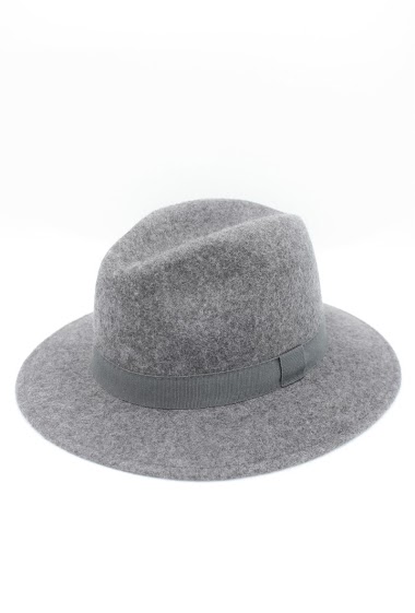 Wholesaler Hologramme Paris - Classic Wool Fedora Hat with Ribbon
