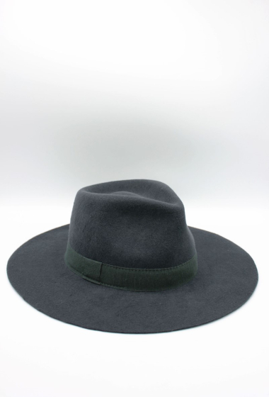 Wholesaler Hologramme Paris - Italian XL hat in wool with ribbon