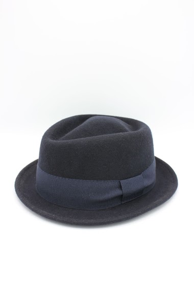 Mayorista Hologramme Paris - Italian Hat in pure wool with ribbon