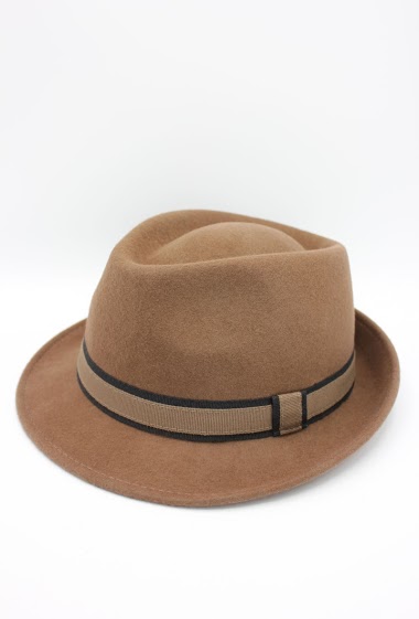 Mayorista Hologramme Paris - Italian Hat in pure wool with ribbon