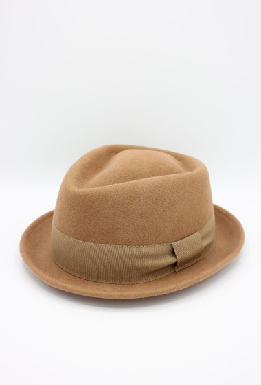 Wholesaler Hologramme Paris - Italian Hat in pure wool with ribbon
