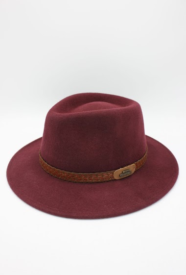 Italian Hat in pure Waterproof Crushable wool