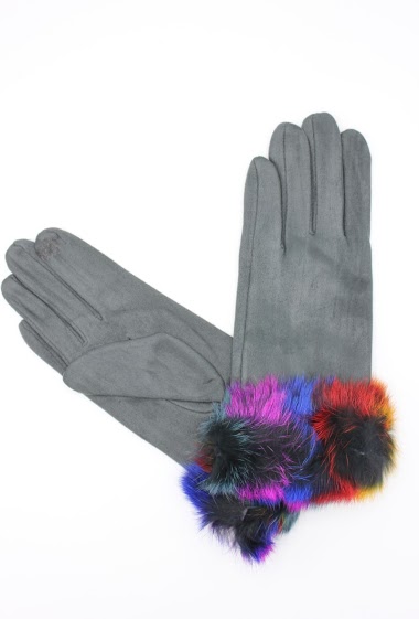 Wholesaler Hologramme Paris - Polyester Glove with Touch Screen Touch