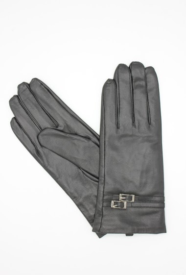 Großhändler Hologramme Paris - Sheepskin Leather Gloves   with polyester lining