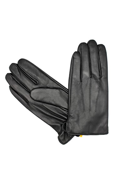 Wholesaler Hologramme Paris - Classic Leather GLOVES with fleece lining