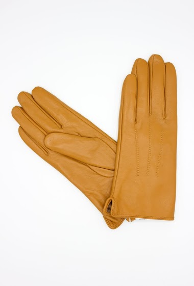 Mayorista Hologramme Paris - Classic Leather GLOVES with fleece lining