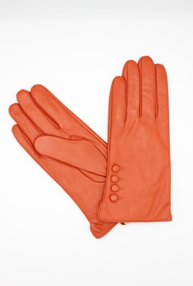 Großhändler Hologramme Paris - Classic Leather GLOVES with fleece lining