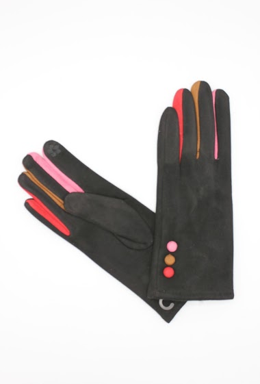 Großhändler Hologramme Paris - Polyester Gloves with Touch Screen Touch