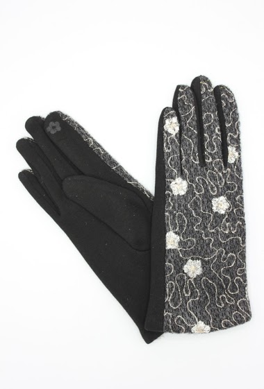 Großhändler Hologramme Paris - Polyester Gloves with Touch Screen Touch