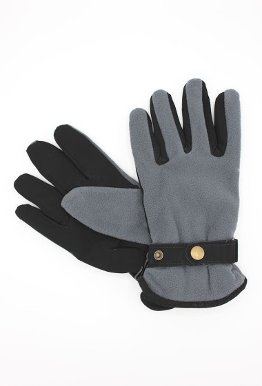 Mayorista Hologramme Paris - Polyester gloves for men