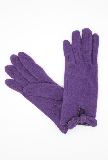 Großhändler Hologramme Paris - Women   Plain Polyester Glove
