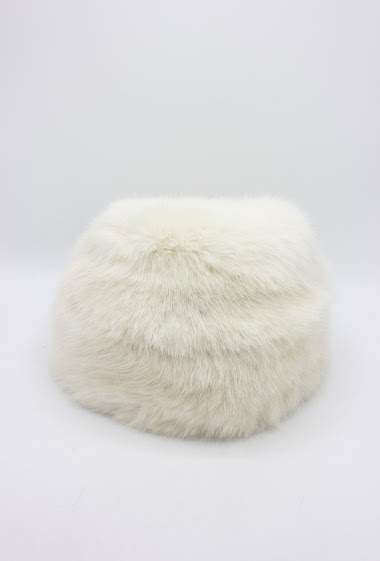 Wholesaler Hologramme Paris - Round toque with synthetic fur Portugal