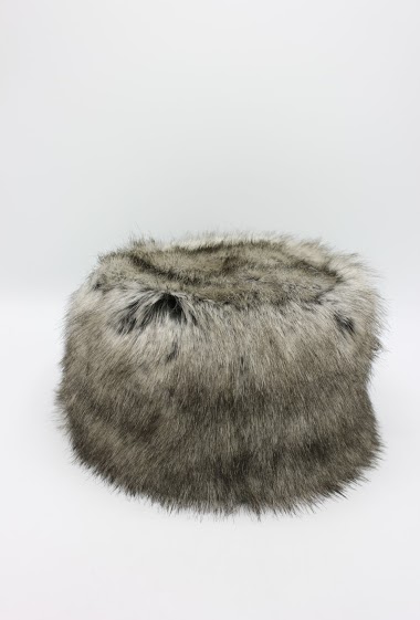 Großhändler Hologramme Paris - Round toque with synthetic fur Portugal