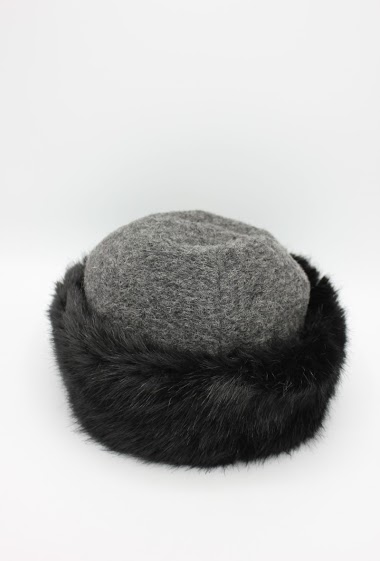 Wholesaler Hologramme Paris - Wool hat with synthetic fur Portugal