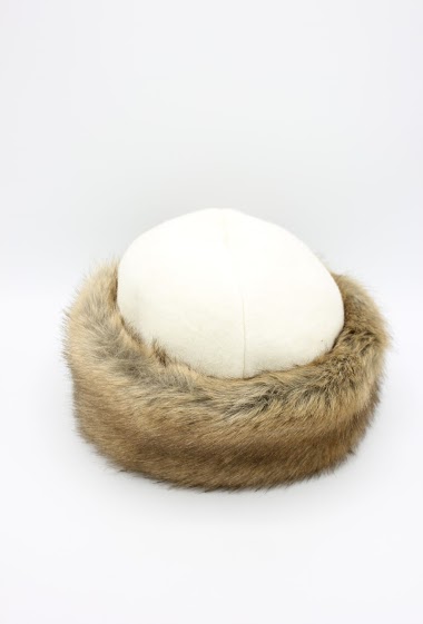 Wholesaler Hologramme Paris - Wool hat with synthetic fur Portugal