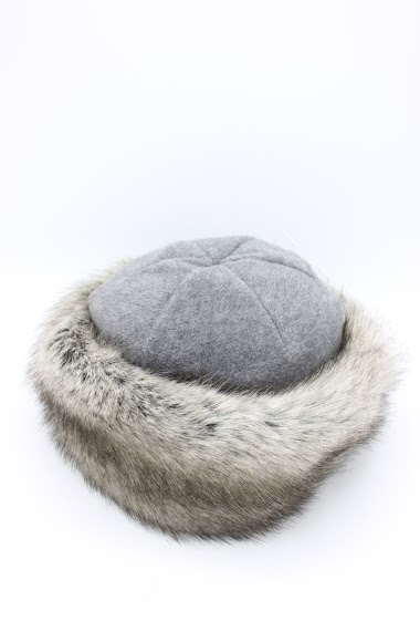 Mayorista Hologramme Paris - Portugal toque in water-repellent polyester with non-animal fur