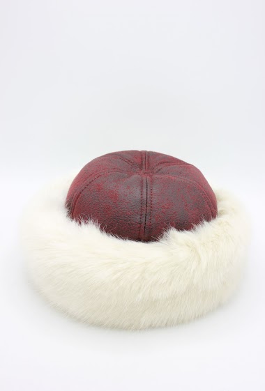 Mayorista Hologramme Paris - Portugal toque in water-repellent polyester with synthetic fur