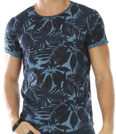 Grossiste Hopenlife - T-shirt imprimé col rond manches courtes homme