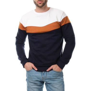 Grossiste Hopenlife - Pull molleton col rond sweat homme