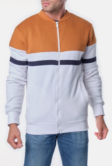 Wholesaler Hopenlife - Men's long-sleeved zipped sweatshirt vest