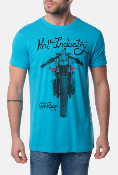 Grossiste Hopenlife - T-shirt imprimÃ© col rond manches courtes homme